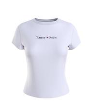 TOMMY HILFIGER TOMMY JEANS Serif Linear T-Shirts Wei&szlig; - T-Shirts und Tops f&uuml;r Damen - 3