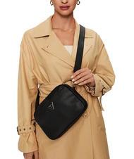 GUESS MERIDIAN Kleine Umh&auml;ngetasche SCHWARZ - Damentaschen - 5