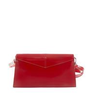 TRUSSARDI SALIS Clutch aus gl&auml;nzendem Leder Kirsche - Brieftaschen Damen - 4