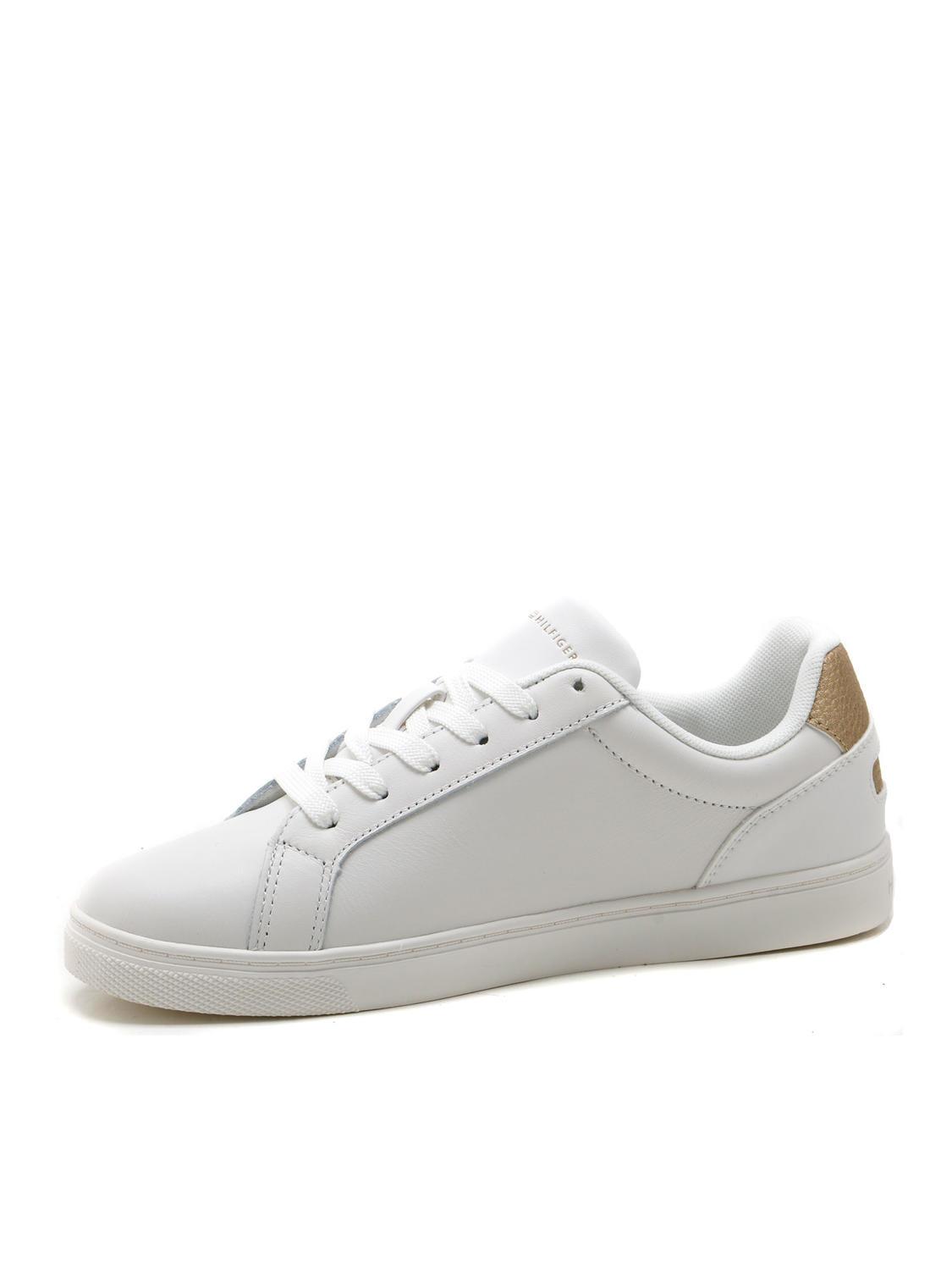 Tommy Hilfiger Essential Cupsole Ledersneaker Natur - Einkaufen Zu 