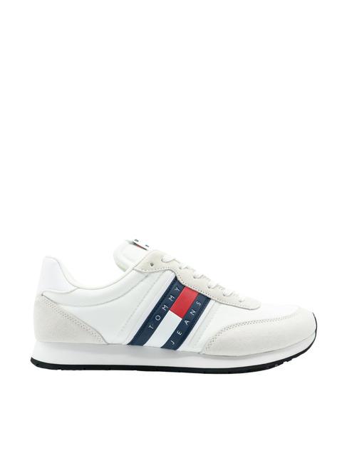 TOMMY JEANS RUNNER CASUAL Turnschuhe Wei&szlig; - Herrenschuhe