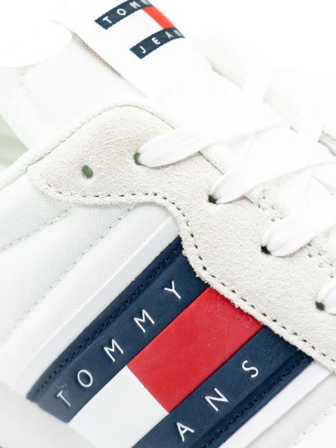 TOMMY JEANS RUNNER CASUAL Turnschuhe Wei&szlig; - Herrenschuhe