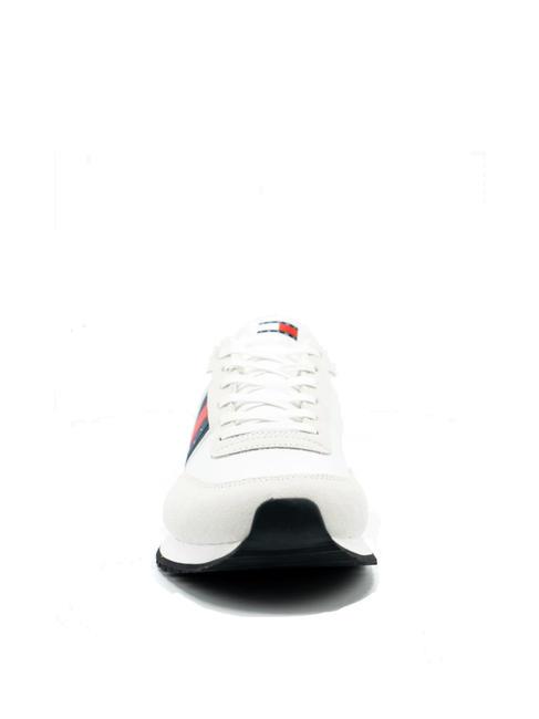 TOMMY JEANS RUNNER CASUAL Turnschuhe Wei&szlig; - Herrenschuhe