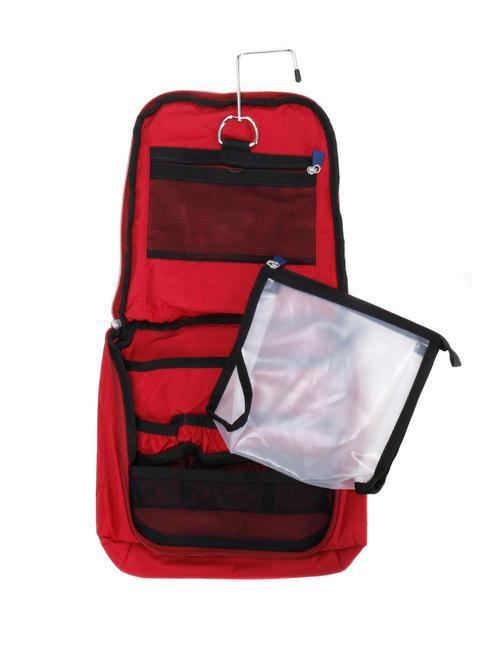 GLOBAL TA Toilettenset mit Haken ROT - Reisezubeh&ouml;r