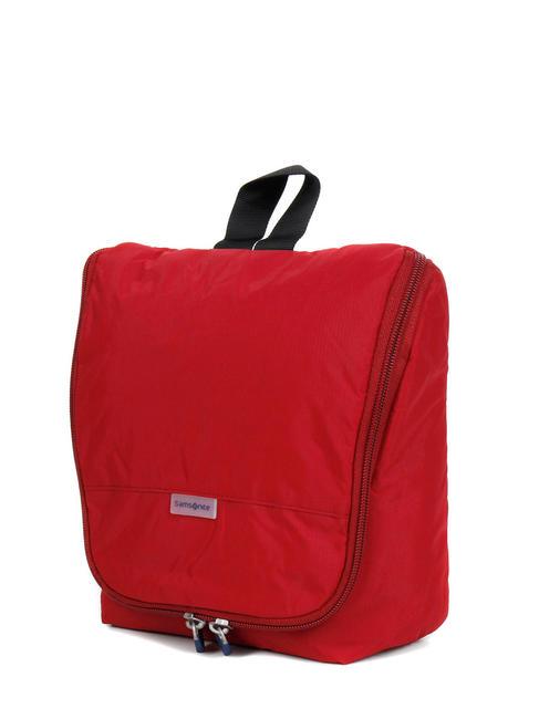 GLOBAL TA Toilettenset mit Haken ROT - Reisezubeh&ouml;r
