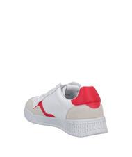 BIKKEMBERGS BASKET Ledersneaker Eis/Rot - Herrenschuhe - 4