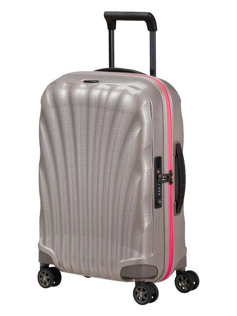 C-LITE Erweiterbarer Handgep&auml;ckwagen perle/fuchsia - Handgep&auml;ck