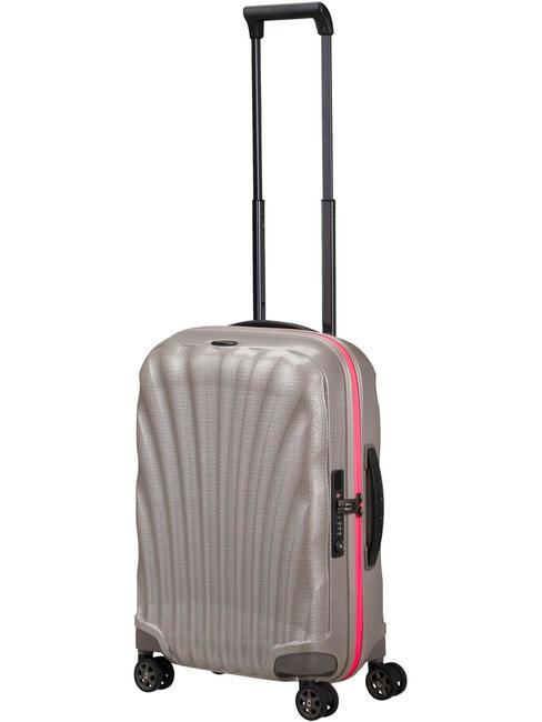 C-LITE Erweiterbarer Handgep&auml;ckwagen perle/fuchsia - Handgep&auml;ck