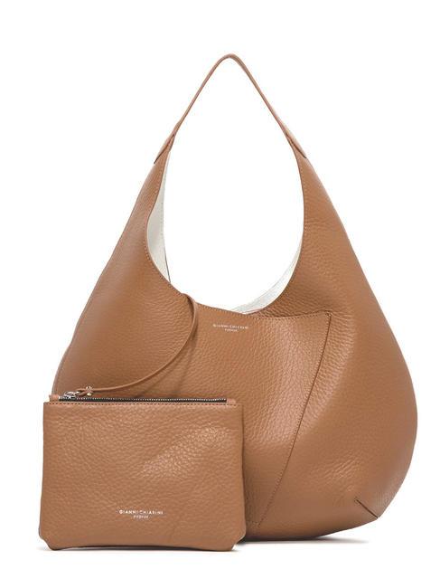 EUFORIA Ledertasche mit Beutel Toffee-wei&szlig; - Damentaschen