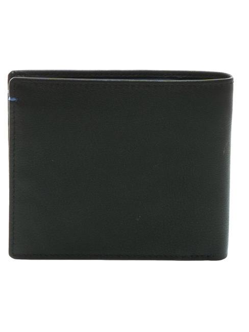 COLOR WALLET Ledergeldbörse schwarz/marine - Brieftaschen Herren