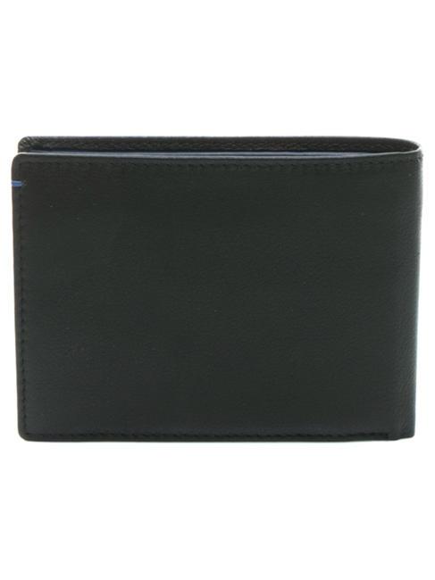 COLOR WALLET  Kleine Geldb&ouml;rse aus Leder schwarz/marine - Brieftaschen Herren