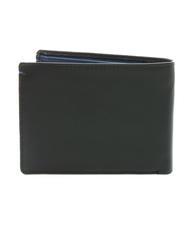 SPALDING NEW YORK COLOR WALLET Zweifarbige Lederbrieftasche schwarz/marine - Brieftaschen Herren - 3