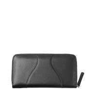 TRUSSARDI YUMA Gro&szlig;e Geldb&ouml;rse mit umlaufendem Rei&szlig;verschluss SCHWARZ - Brieftaschen Damen - 3