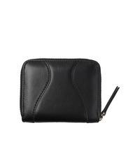 TRUSSARDI YUMA Kleine Lederbrieftasche mit umlaufendem Rei&szlig;verschluss SCHWARZ - Brieftaschen Damen - 3
