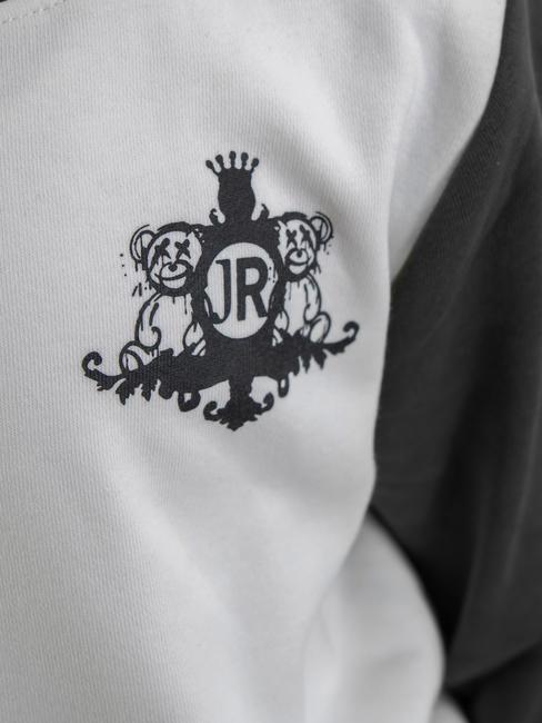 HENDRY Trainingsanzug aus Baumwoll-Sweatshirt und Hose Wolke/Schwarz - Trainingsanzüge für Kinder