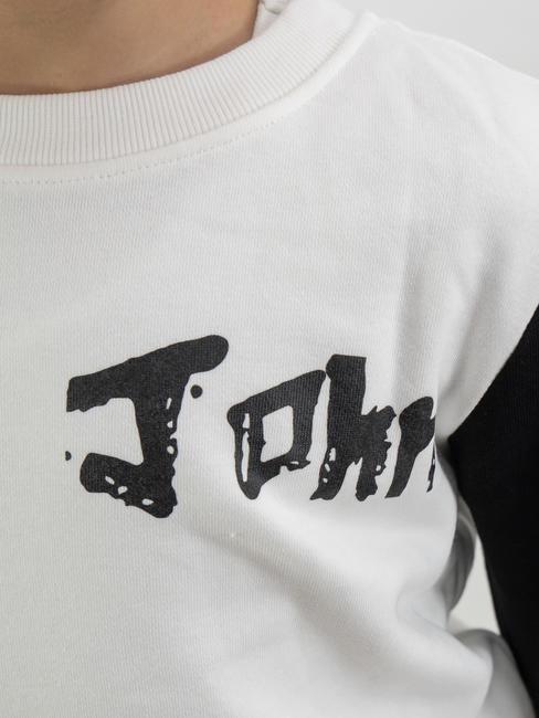 HADEW Trainingsanzug aus Baumwoll-Sweatshirt und Hose Wolke/Schwarz - Trainingsanzüge für Kinder