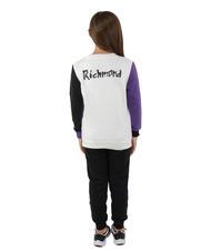 JOHN RICHMOND HADEW Trainingsanzug aus Baumwoll-Sweatshirt und Hose Wolke/Schwarz - Trainingsanzüge für Kinder - 3