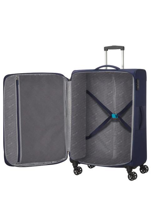 DEEP DIVE Set mit 3 Trolleys: Kabine, mittel und gro&szlig;, erweiterbar Navy blau - Trolleyset