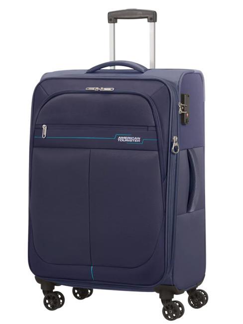 DEEP DIVE Set mit 3 Trolleys: Kabine, mittel und gro&szlig;, erweiterbar Navy blau - Trolleyset