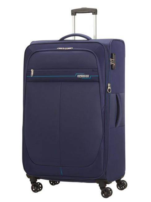 DEEP DIVE Set mit 3 Trolleys: Kabine, mittel und gro&szlig;, erweiterbar Navy blau - Trolleyset