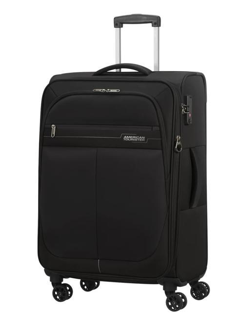DEEP DIVE Set mit 3 Trolleys: Kabine, mittel und gro&szlig;, erweiterbar schwarzgrau - Trolleyset