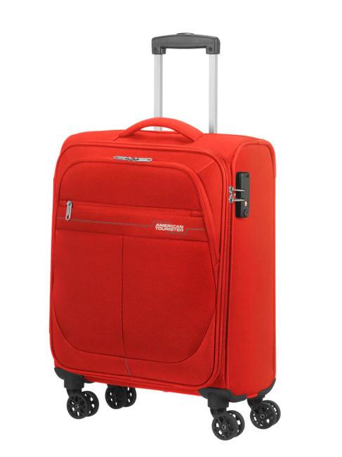 DEEP DIVE Set mit 3 Trolleys: Kabine, mittel und gro&szlig;, erweiterbar rot / grau - Trolleyset