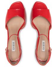 GUESS ALDEN2 Hohe Sandalen ROT - Damenschuhe - 4