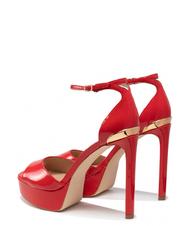 GUESS ALDEN2 Hohe Sandalen ROT - Damenschuhe - 5