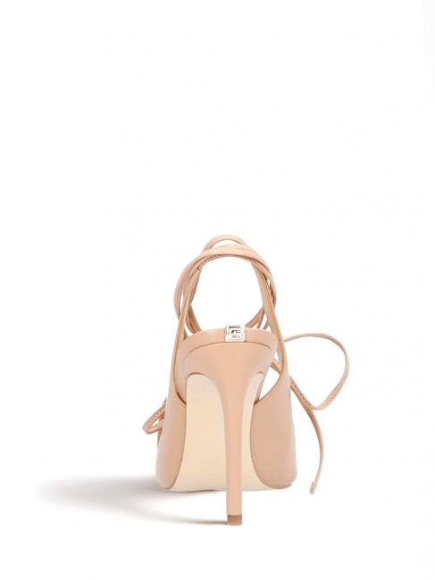 BRIOLA Dekollet&eacute; aus Leder BEIGE - Damenschuhe
