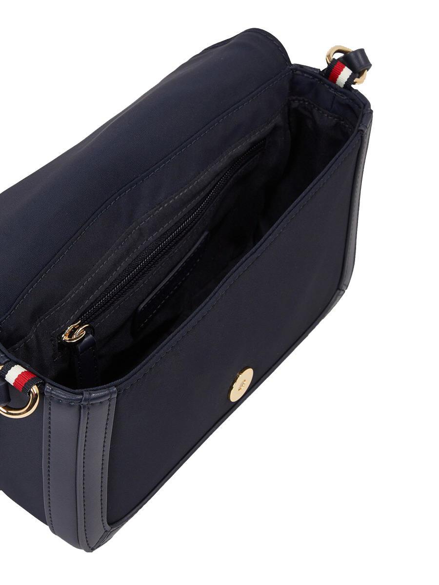 Tommy Hilfiger Th Essential Tasche Mit Schulterklappe Raum Blau  