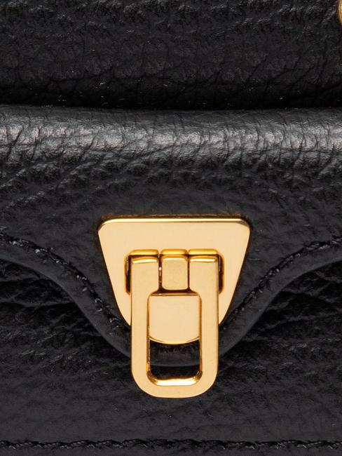 BEAT SOFT Clutch/Geldb&ouml;rse aus Leder Schwarz - Brieftaschen Damen