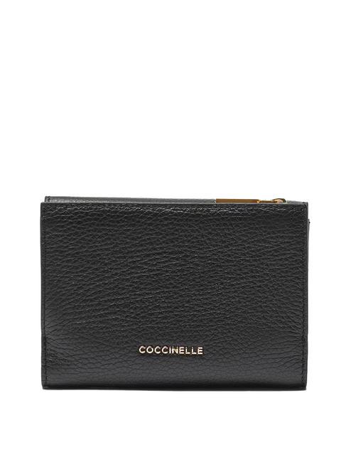 NEOFIRENZE SOFT  Ledergeldb&ouml;rse Schwarz - Brieftaschen Damen