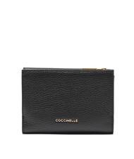 COCCINELLE NEOFIRENZE SOFT  Ledergeldb&ouml;rse Schwarz - Brieftaschen Damen - 4