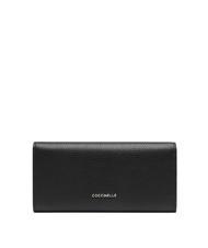 COCCINELLE NEOFIRENZE SOFT  Kontinentales Portemonnaie aus Leder Schwarz - Brieftaschen Damen - 3