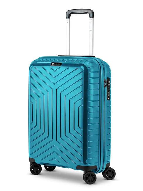 HEXA Set mit 3 Trolleys: Kabine + mittel + gro&szlig; blauer Fluss - Trolleyset