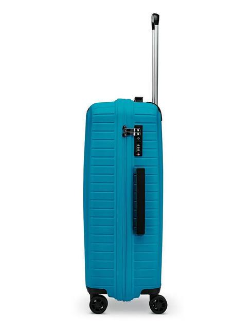 HEXA Set mit 3 Trolleys: Kabine + mittel + gro&szlig; blauer Fluss - Trolleyset