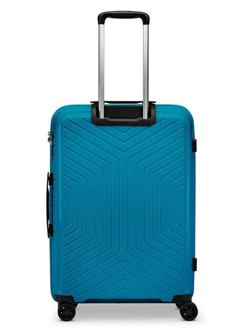 HEXA Set mit 3 Trolleys: Kabine + mittel + gro&szlig; blauer Fluss - Trolleyset