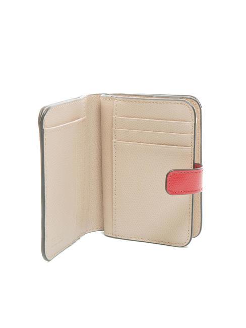 CAMELIA COMPACT Kleine Geldb&ouml;rse aus Leder Venezianisches Rot+Ballerina i in - Brieftaschen Damen
