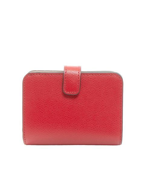 CAMELIA COMPACT Kleine Geldb&ouml;rse aus Leder Venezianisches Rot+Ballerina i in - Brieftaschen Damen