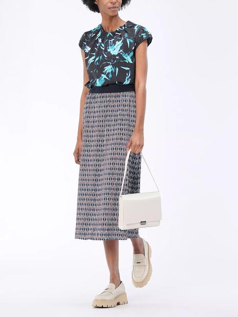 ARCHIVE HARDWARE SHINY Glänzende Umhängetasche dunkel ecru - Damentaschen