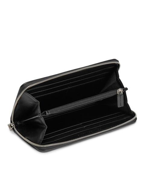 LETTERING LOGO   Schwarz/Metallic-Logo - Brieftaschen Damen