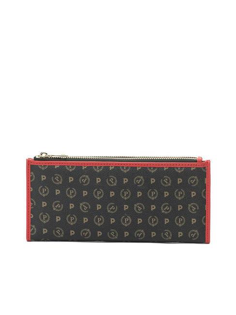 HERITAGE CLASSIC  HERITAGE CLASSIC Brieftasche mit doppeltem Rei&szlig;verschluss schwarzer Lack - Brieftaschen Damen