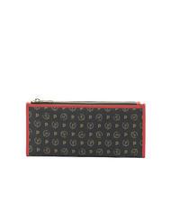 POLLINI HERITAGE CLASSIC  HERITAGE CLASSIC Brieftasche mit doppeltem Rei&szlig;verschluss schwarzer Lack - Brieftaschen Damen - 3