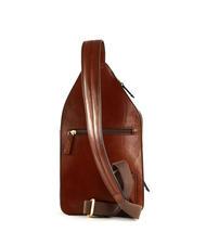 THE BRIDGE STORY UOMO One-Shoulder-Rucksack aus Leder BRAUN - Rucksäcke für Schule &amp; Freizeit - 3