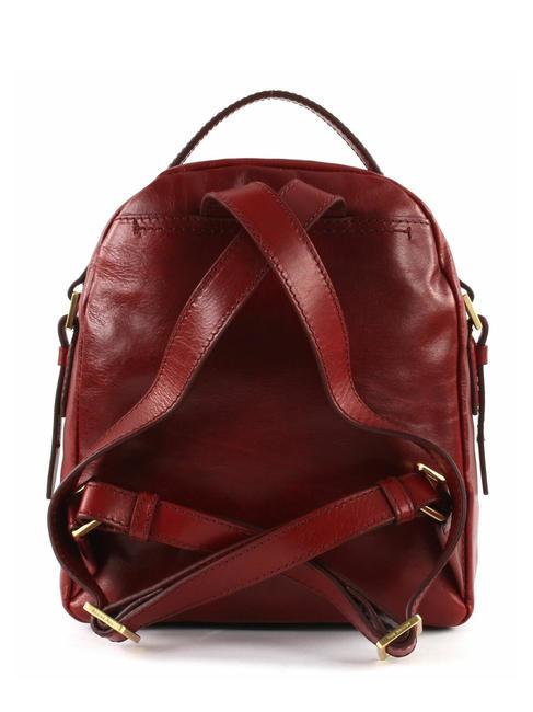 PEARLDISTRICT PEARLDISTRICT Rucksack aus Leder Johannisbeere / Gold - Damentaschen