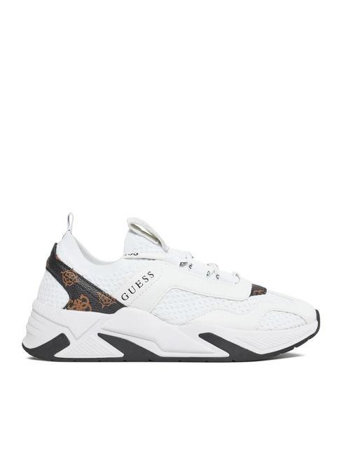 GENIVER2 Turnschuhe Weiss-braun - Damenschuhe