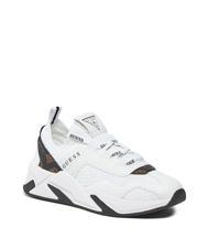 GUESS GENIVER2 Turnschuhe Weiss-braun - Damenschuhe - 3