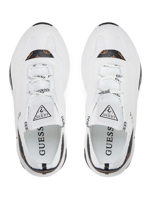 GENIVER2 Turnschuhe Weiss-braun - Damenschuhe