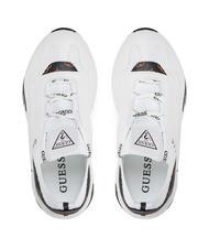 GUESS GENIVER2 Turnschuhe Weiss-braun - Damenschuhe - 5
