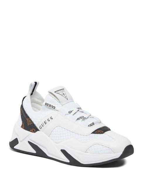 GENIVER2 Turnschuhe Weiss-braun - Damenschuhe